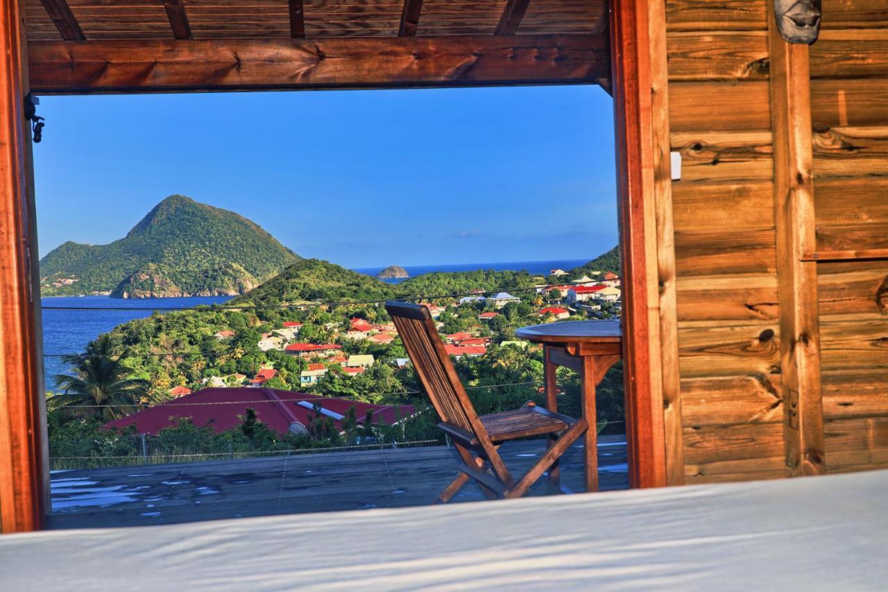 Villa KAZ ANOLI vue époustouflante sur la baie à Terre-de-Bas Extérieur photo