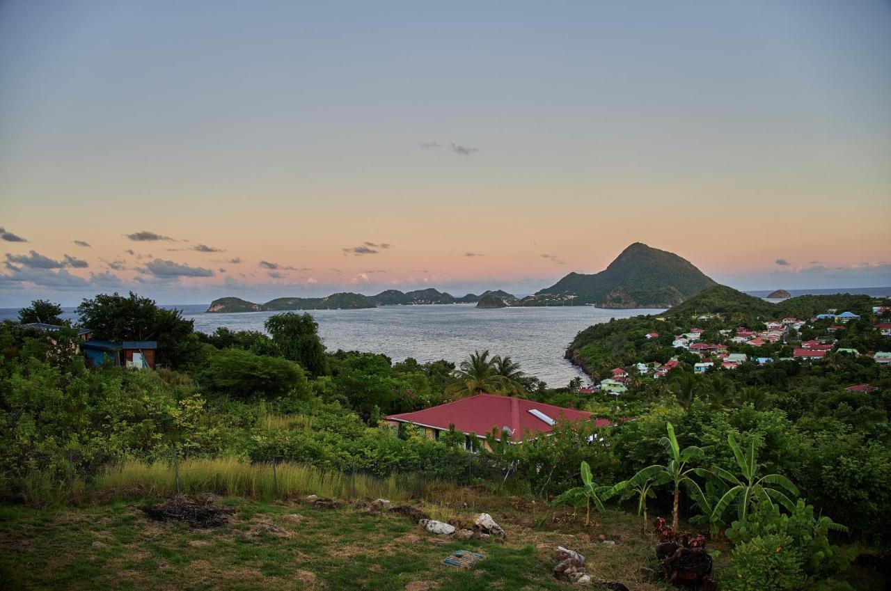 Villa KAZ ANOLI vue époustouflante sur la baie à Terre-de-Bas Extérieur photo