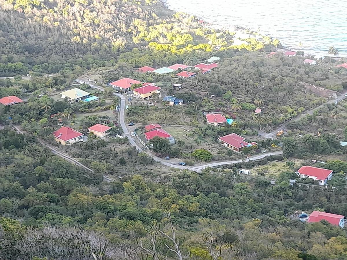 Villa KAZ ANOLI vue époustouflante sur la baie à Terre-de-Bas Extérieur photo